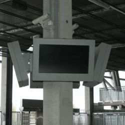 obudowa monitora na stadionie w Gdańsku